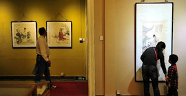 当代中国人物画家彭连熙画展在津开幕