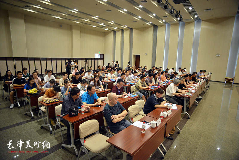 天津师范大学国家艺术基金2019年度人才培养项目开班仪式现场。