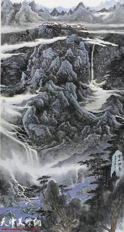 于洪江作品：《山水供养》