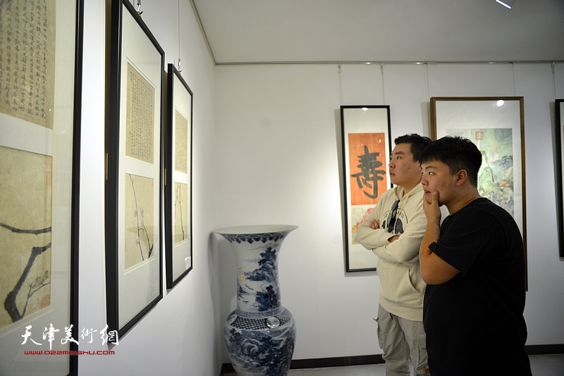 “书斋雅声”范权宋画小展现场。