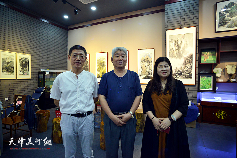 庆祝新中国成立70周年 著名山水画家高杰中国画精品展在沧州市雨来轩开展