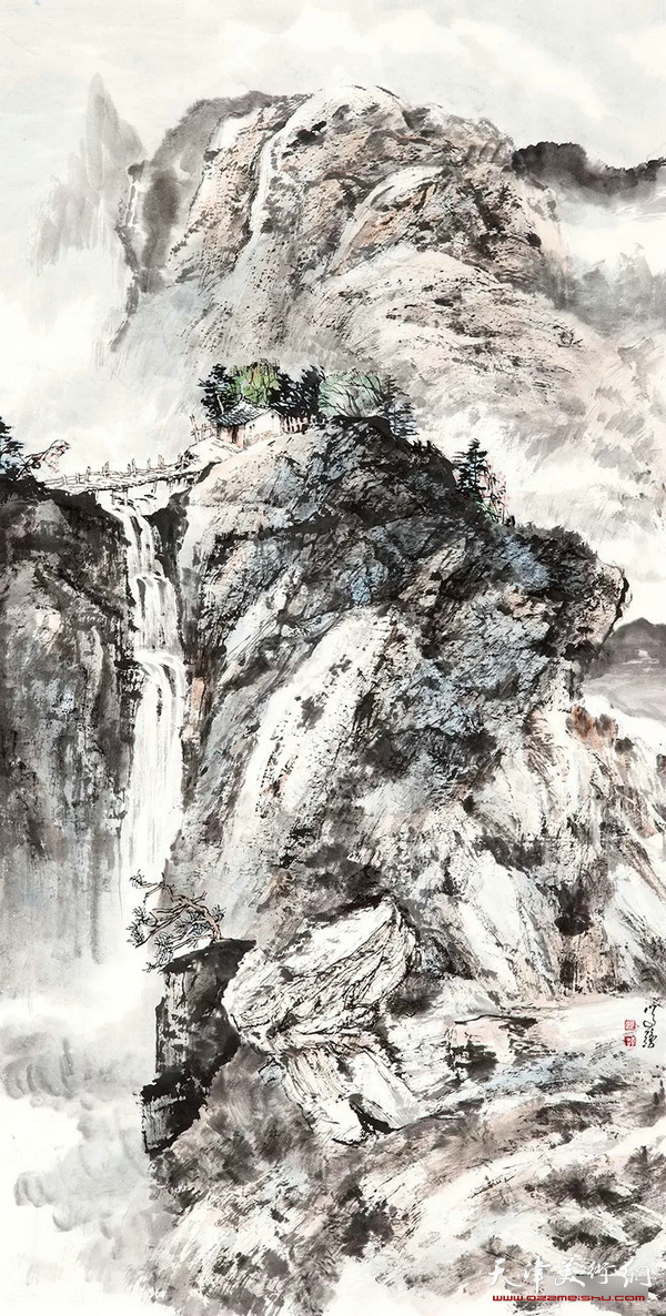 张学强山水画