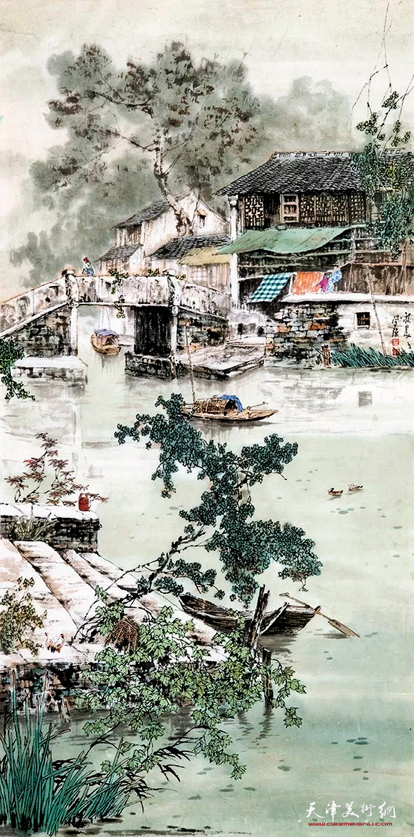 张学强山水画