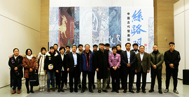 “丝路明珠·中国古代壁画现状模写展”在滨海美术馆开幕