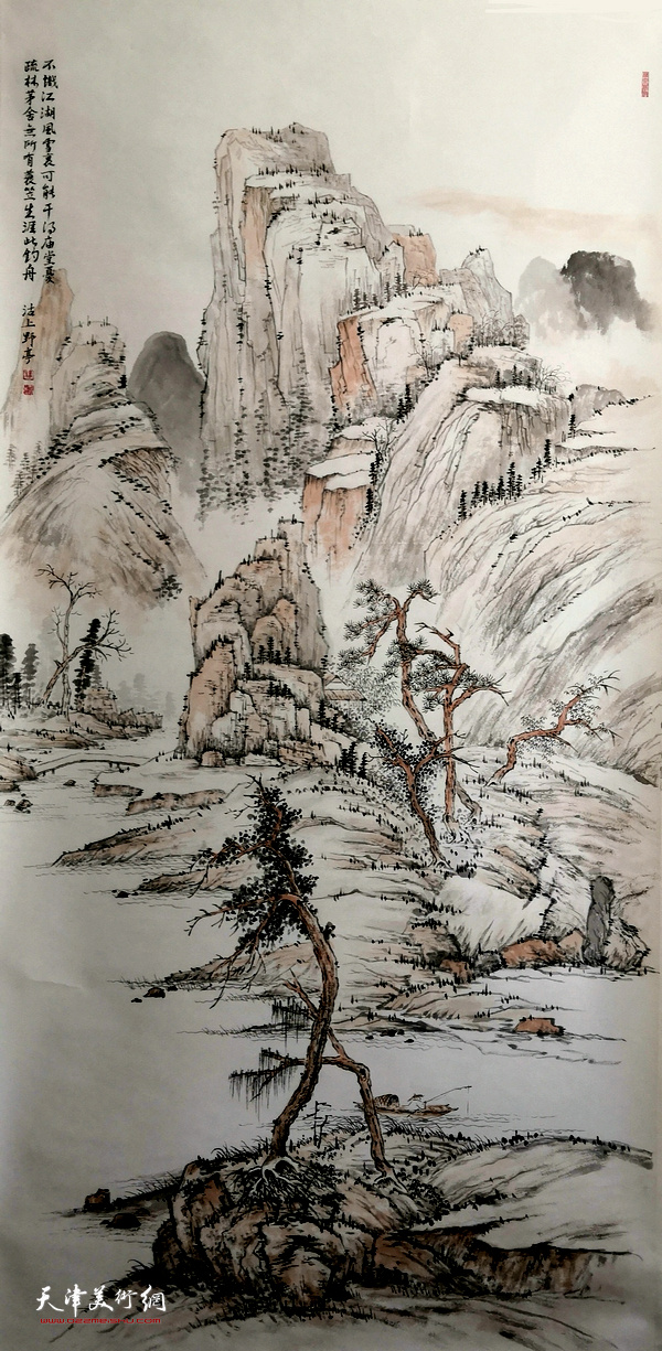 杨维画作。