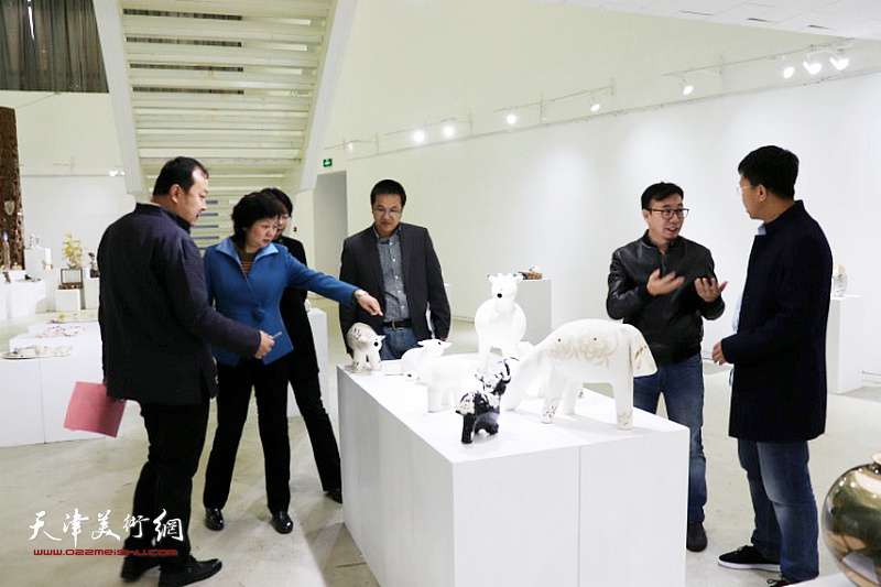 国家艺术基金《磁州窑陶瓷传承与创新人才培养》结项作品汇报展现场。