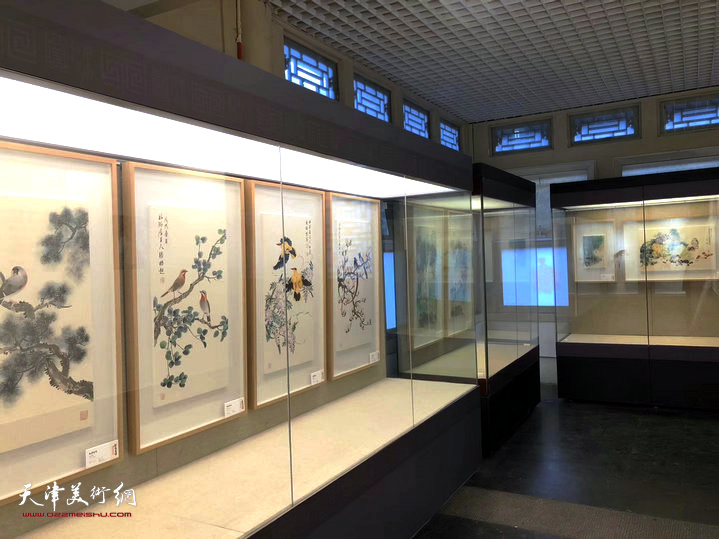松风长迴·张根起近作展恭王府博物馆展出现场。