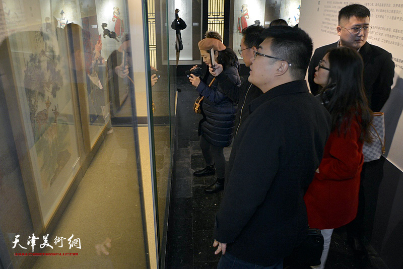 恭王府博物馆“松风长迴——张根起近作展”现场。