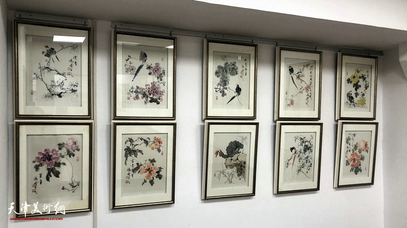 郭凤祥、翟鸿涛跨年画展 布展现场