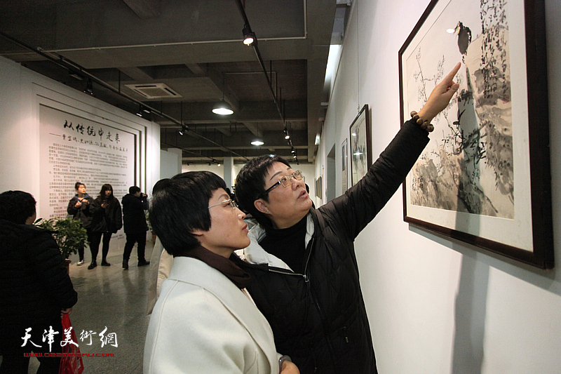 天津花鸟四家书画作品联展在六号院艺术馆开幕