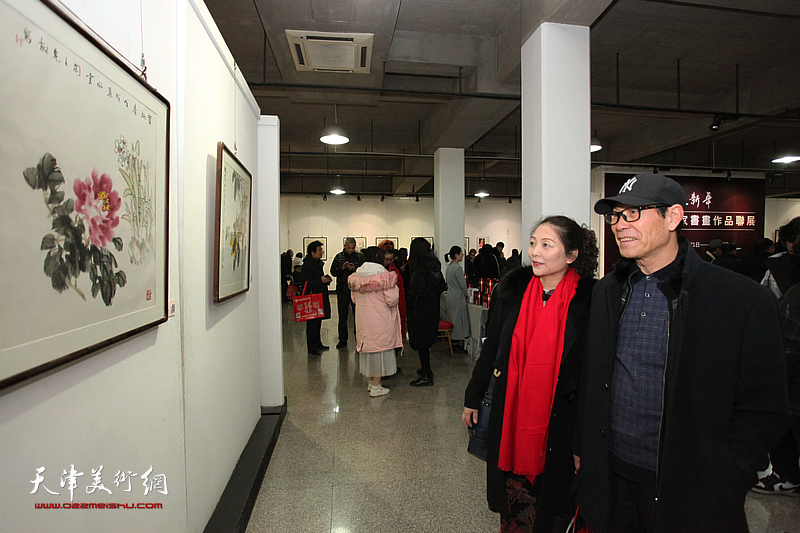 天津花鸟四家书画作品联展在六号院艺术馆开幕