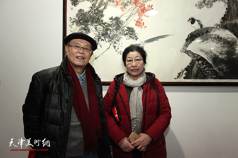 天津花鸟四家书画作品联展在六号院艺术馆开幕