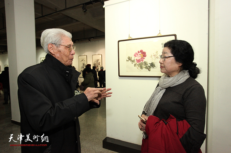 天津花鸟四家书画作品联展在六号院艺术馆开幕