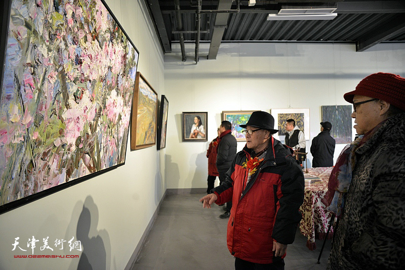 “天津市第七届油画双年展”现场。