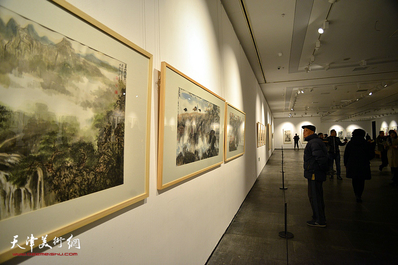 “水墨问道——第十届中国画名家邀请展”现场。