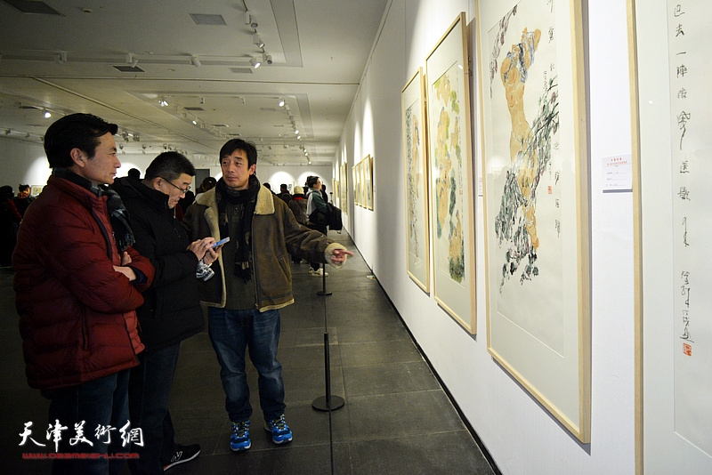 “水墨问道——第十届中国画名家邀请展”现场。