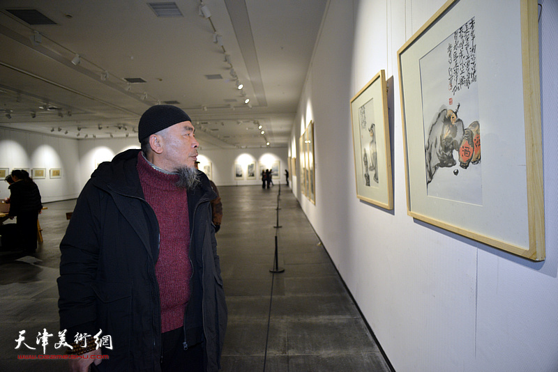 “水墨问道——第十届中国画名家邀请展”现场。