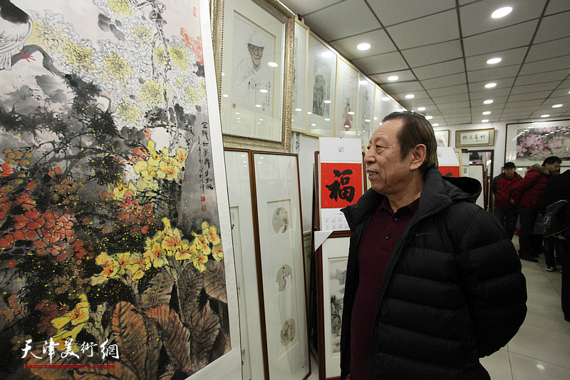 著名画家王惠民花鸟画展