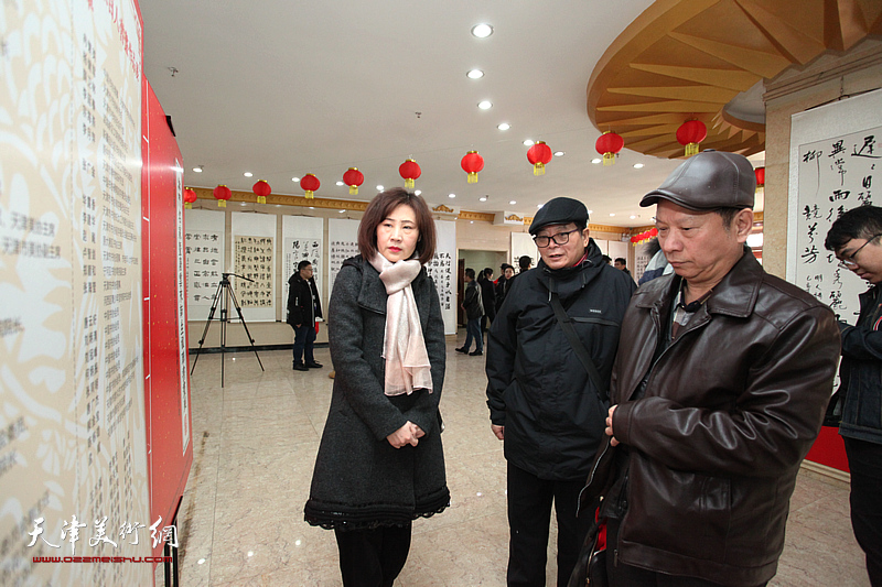 津门名家唐云来师生社区群众百人书画作品展