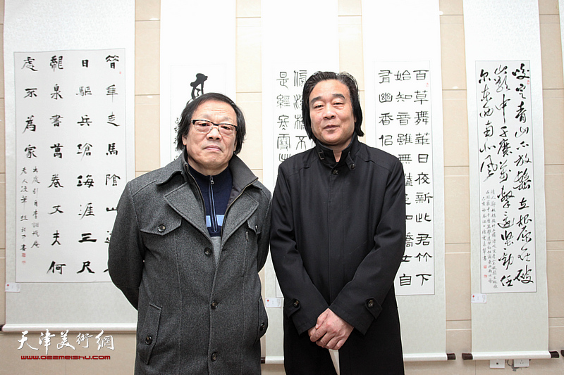 津门名家唐云来师生社区群众百人书画作品展