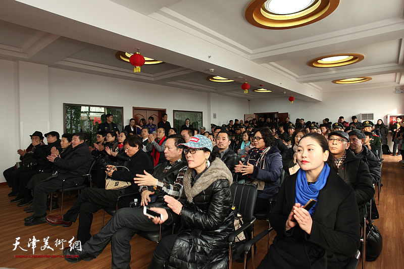 津门名家唐云来师生社区群众百人书画作品展