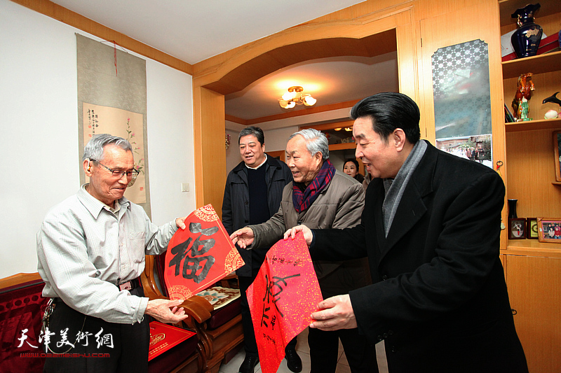 津门名家唐云来师生社区群众百人书画作品展