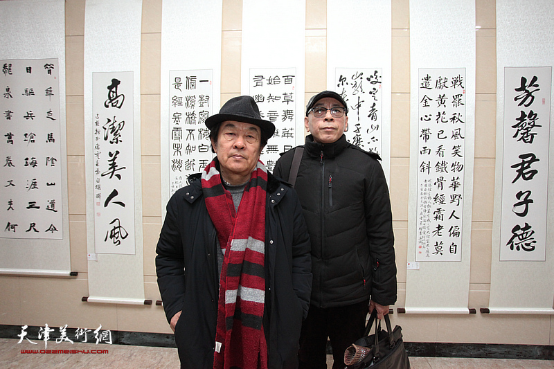 津门名家唐云来师生社区群众百人书画作品展