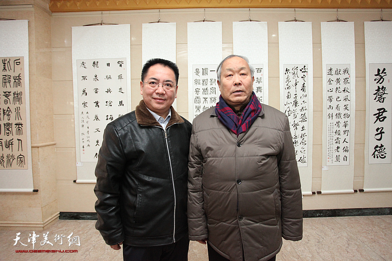 津门名家唐云来师生社区群众百人书画作品展