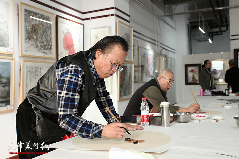 鹤艺轩美术馆在河东区阳光星期八乐园举办开馆首展