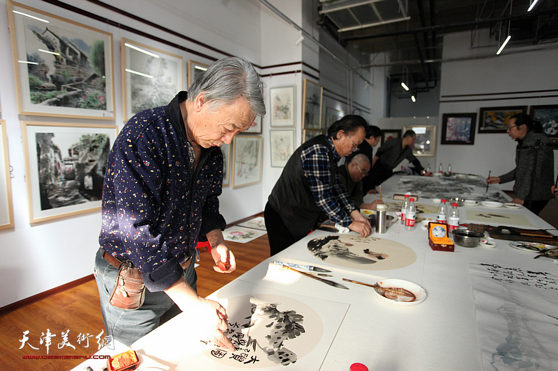 鹤艺轩美术馆在河东区阳光星期八乐园举办开馆首展