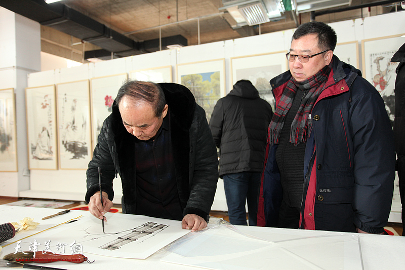 鹤艺轩美术馆在河东区阳光星期八乐园举办开馆首展