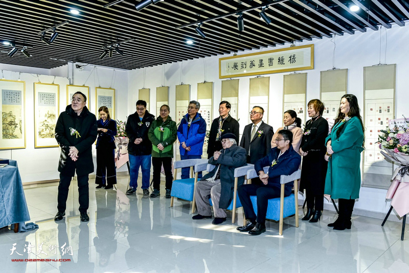 天津市非物质文化遗产保护协会会长李志邦致辞。
