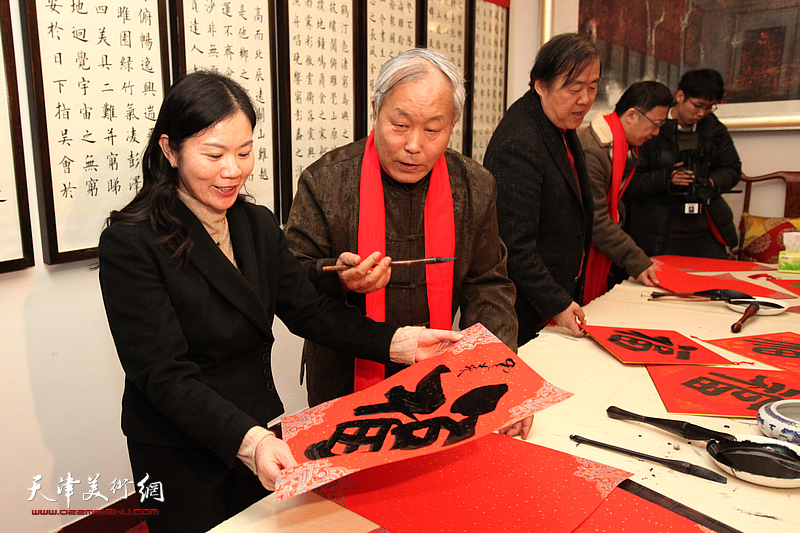 梅江书画院携手户外风尚2020年迎春送福活动