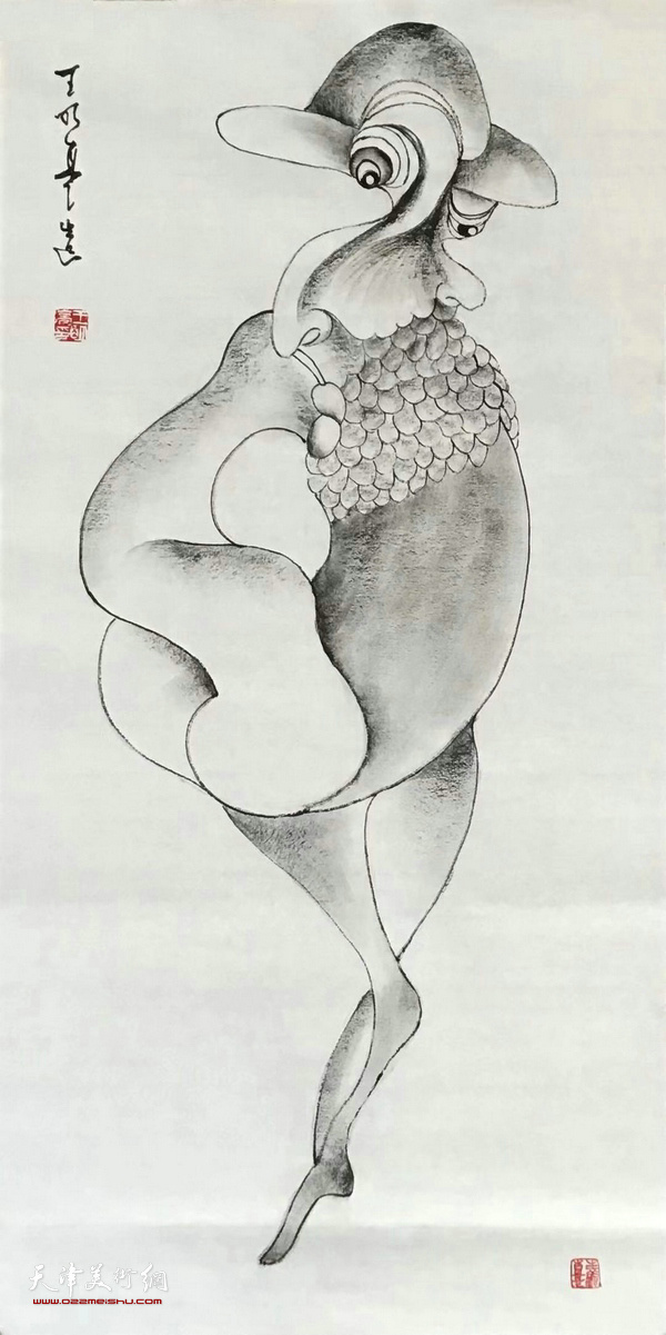 艺术家王明亮无名画系新作