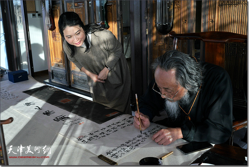 刘栋先生为《大唐玄奘》电影片名颖拓原作开笔题跋。