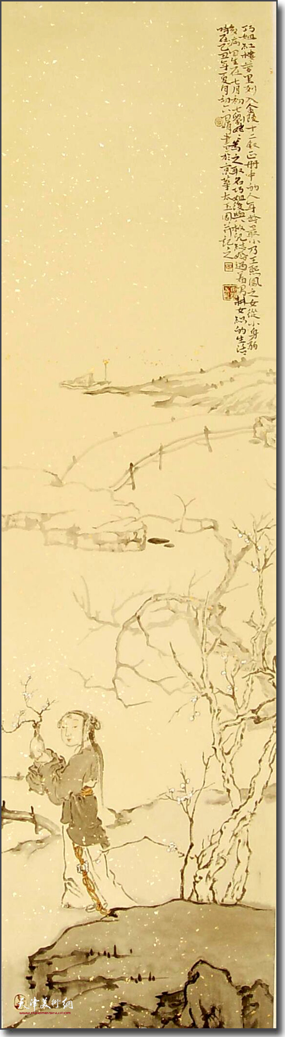 田娟作品：《金陵十二钗——巧姐》