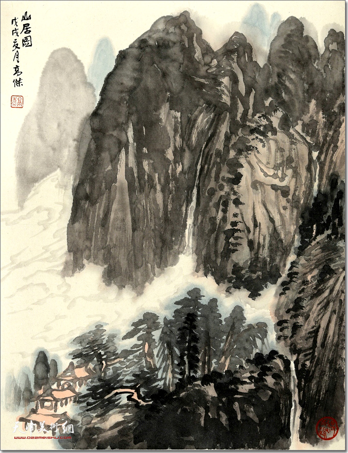 高杰作品:山居图