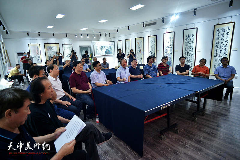 墨醉画馆开馆典礼在天津市河西区举行。