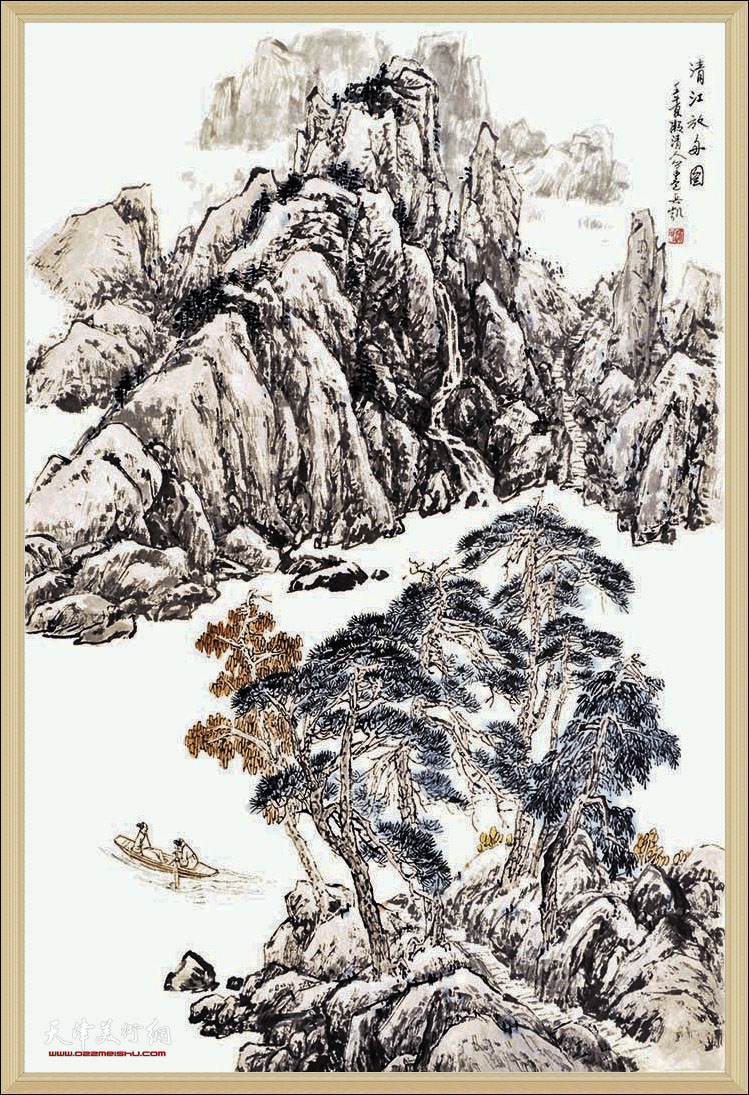 赵兵凯先生山水画作品