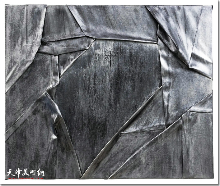 维相系列之质 NO.1，布面丙烯，60×70 cm，2019