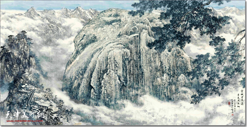 陈钢奇石山水绘画作品