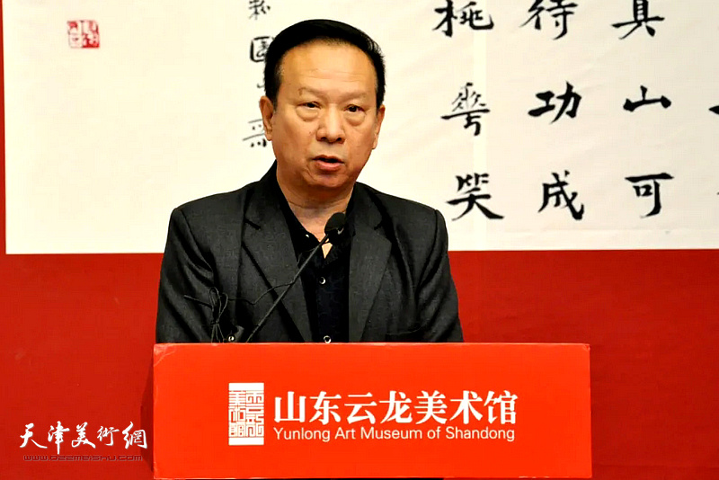 “苦履宽怀——王树秋书法作品展”10月24日在山东云龙美术馆开幕。