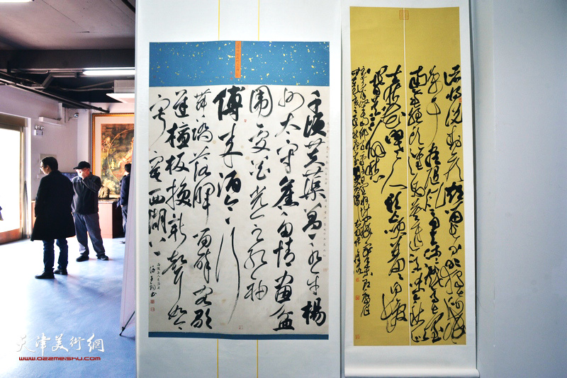 “中国精神——全国社区第四届书法篆刻作品展”展出作品。