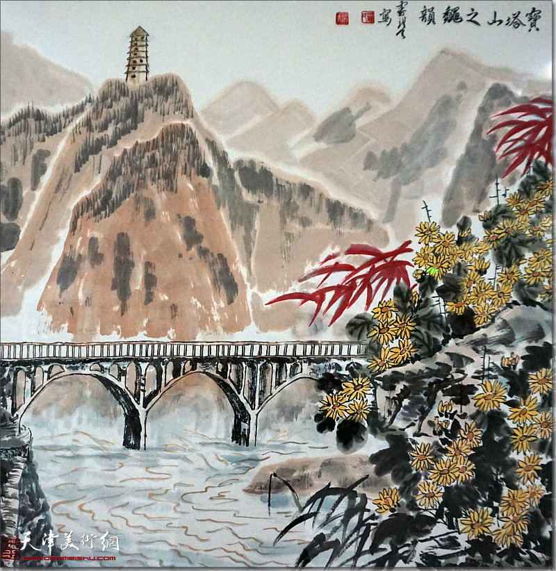 永志不忘历史，全面建成小康-天津市河西区书画作品网络展