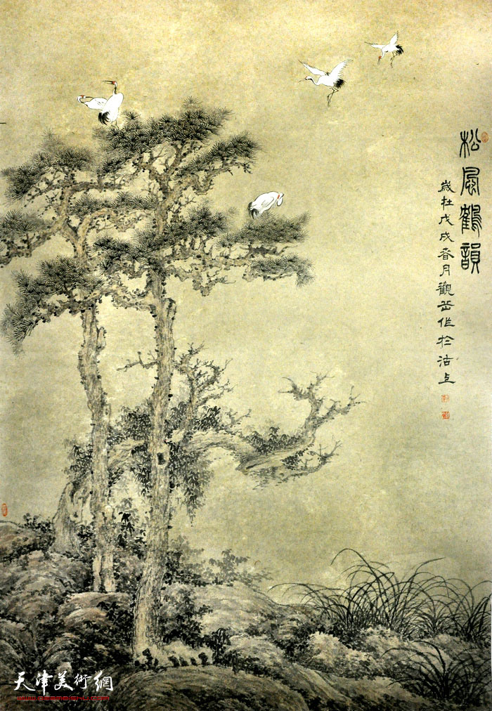 天津青年画家刘观岳水墨画作品