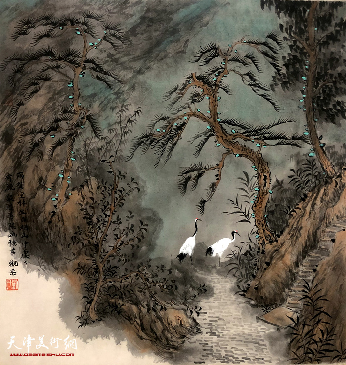 天津青年画家刘观岳水墨画作品