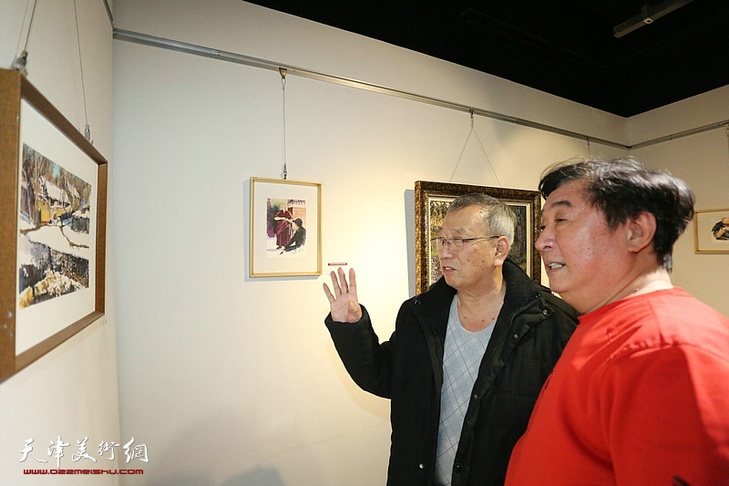 天津画友写生团甘南写生作品汇报展