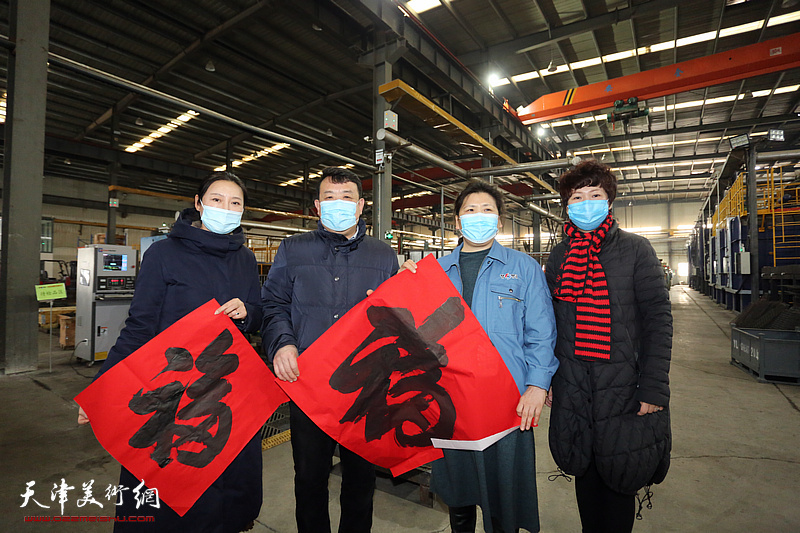 天津画院新时代红色文艺轻骑兵小分队文化进万家活动走进静海