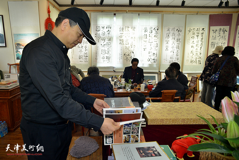 境界颂艺艺术馆“庆祝建党100周年·高振恒教授书法展”现场。