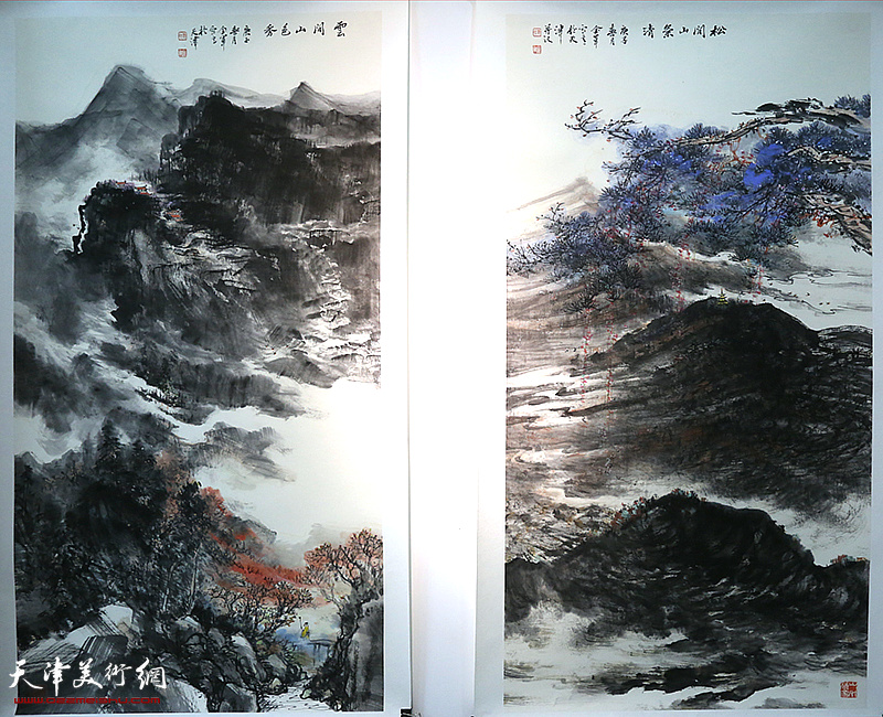 两岸三地情山水画展